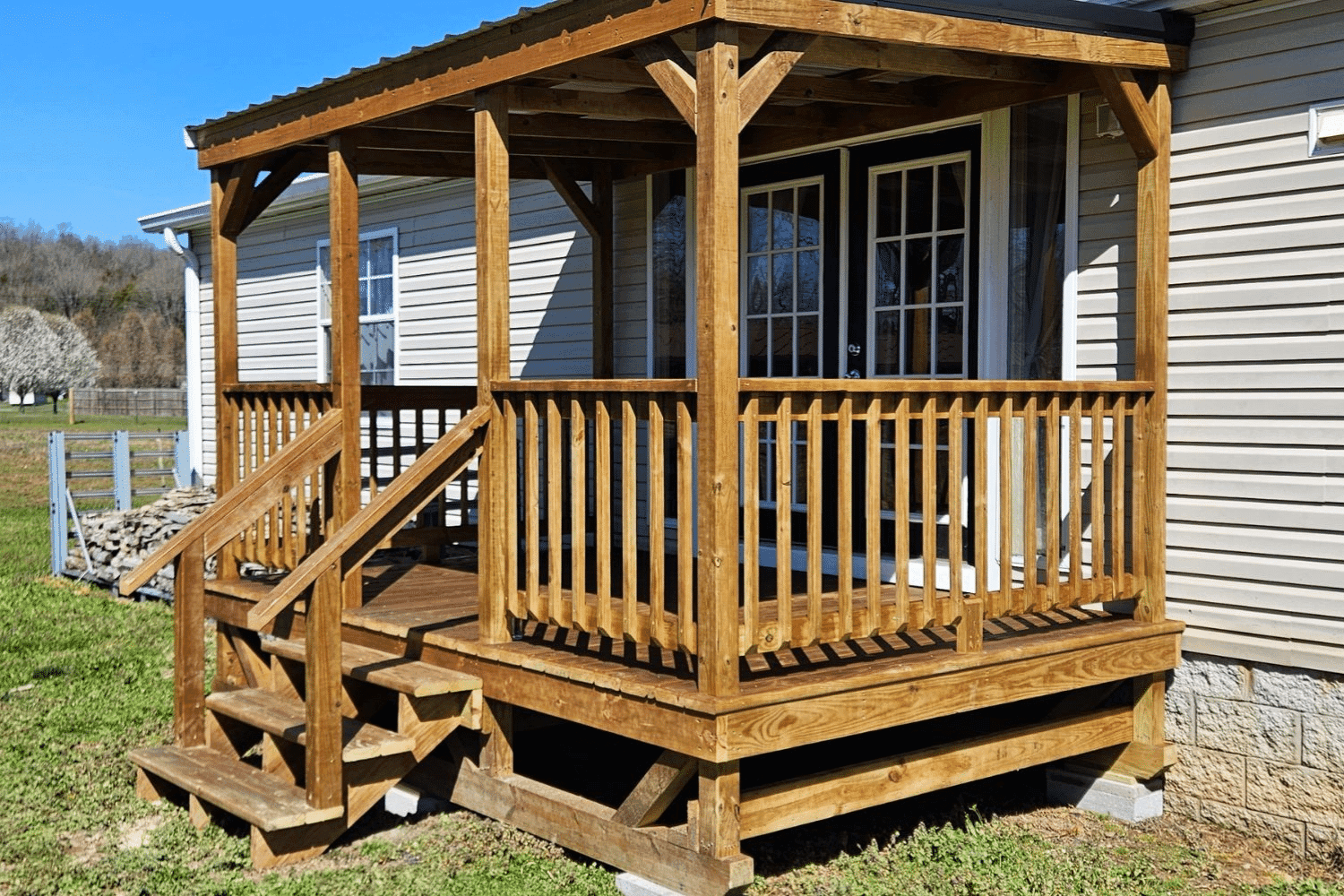 8×12 Mobile Home Deck - thumbnail 2