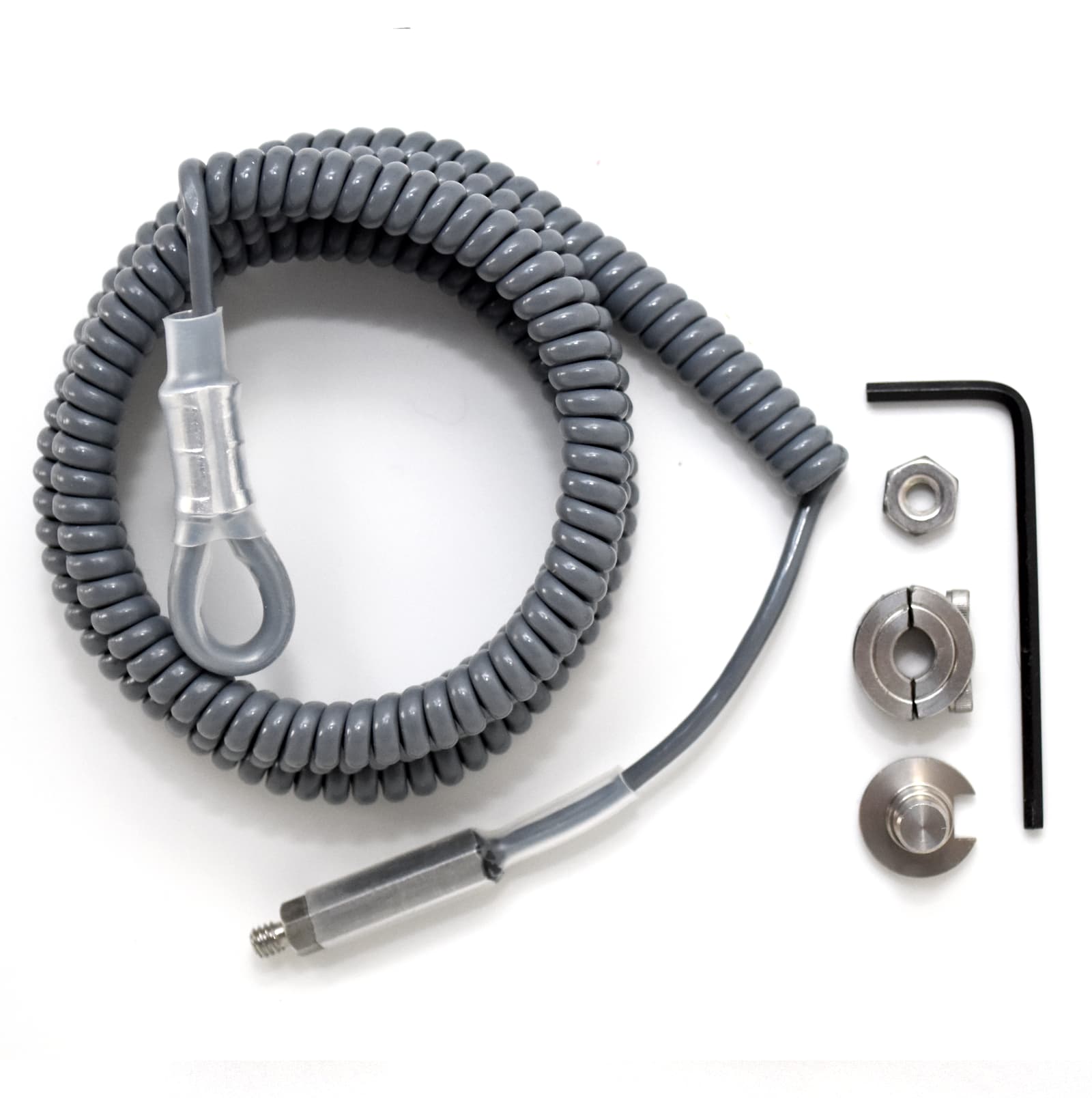 8′ Latex-free Coiled Cable