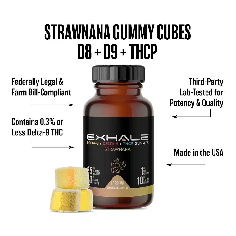 D-8/D-9/THCP Gummies – Strawnana - thumbnail 6