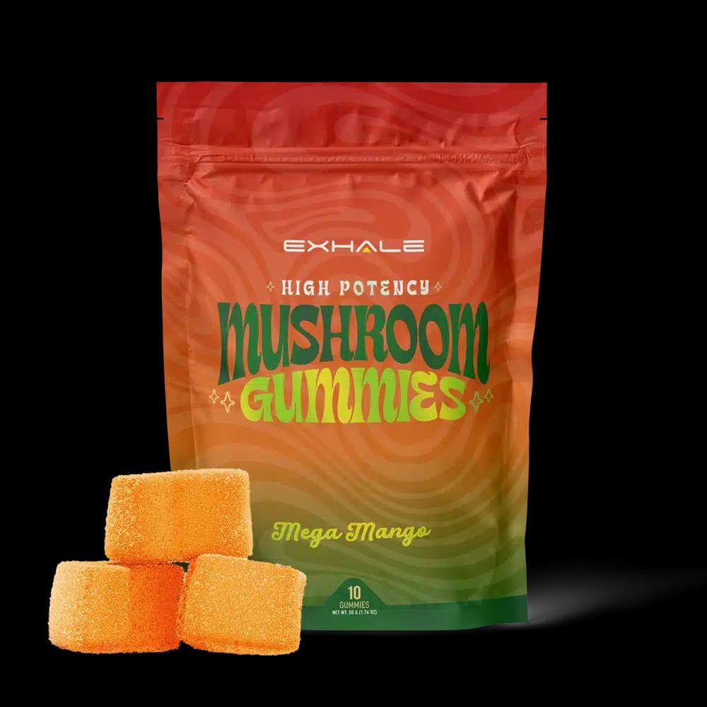 High Potency Mushroom Gummies – Mango