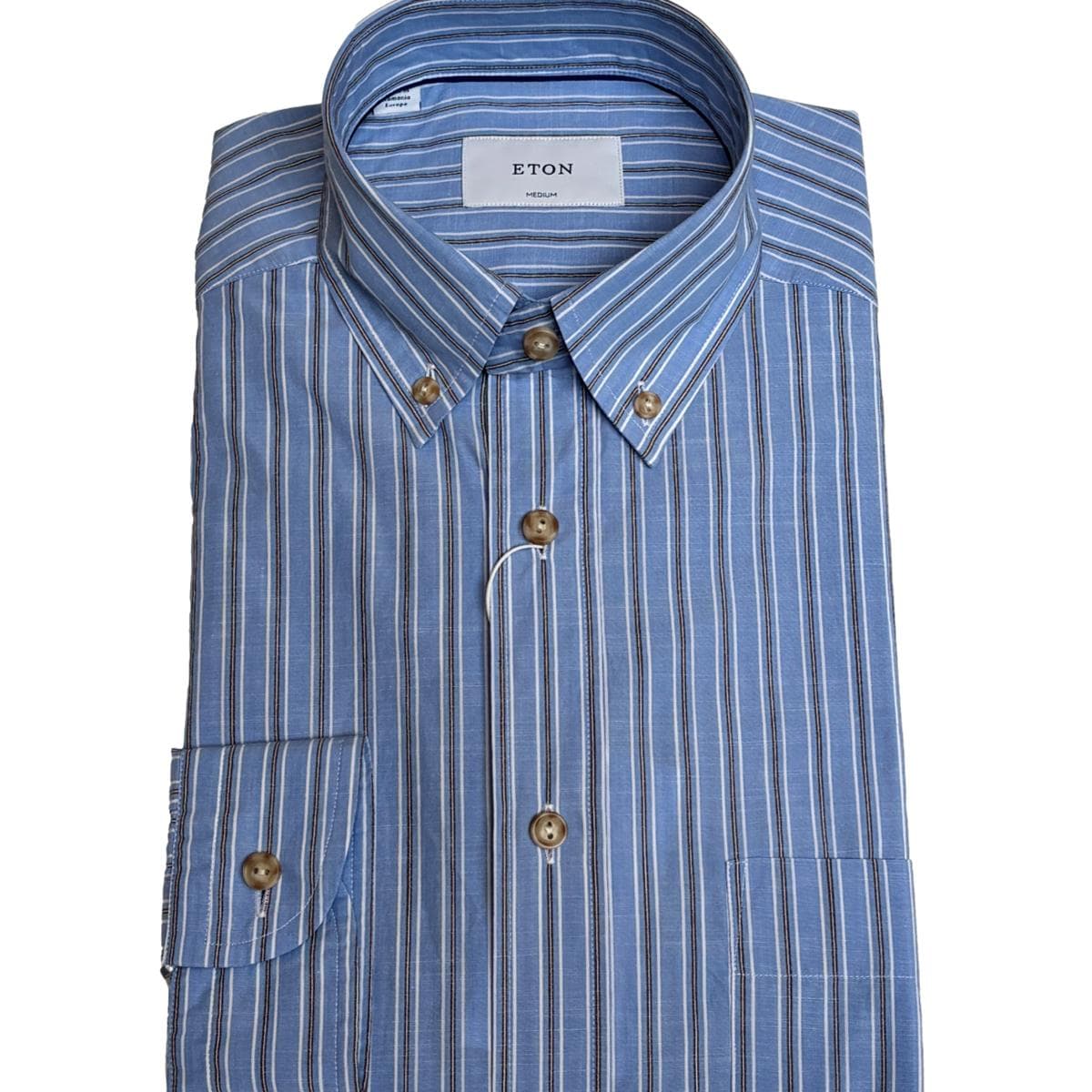 Striped Chambray Button Down from Sweden