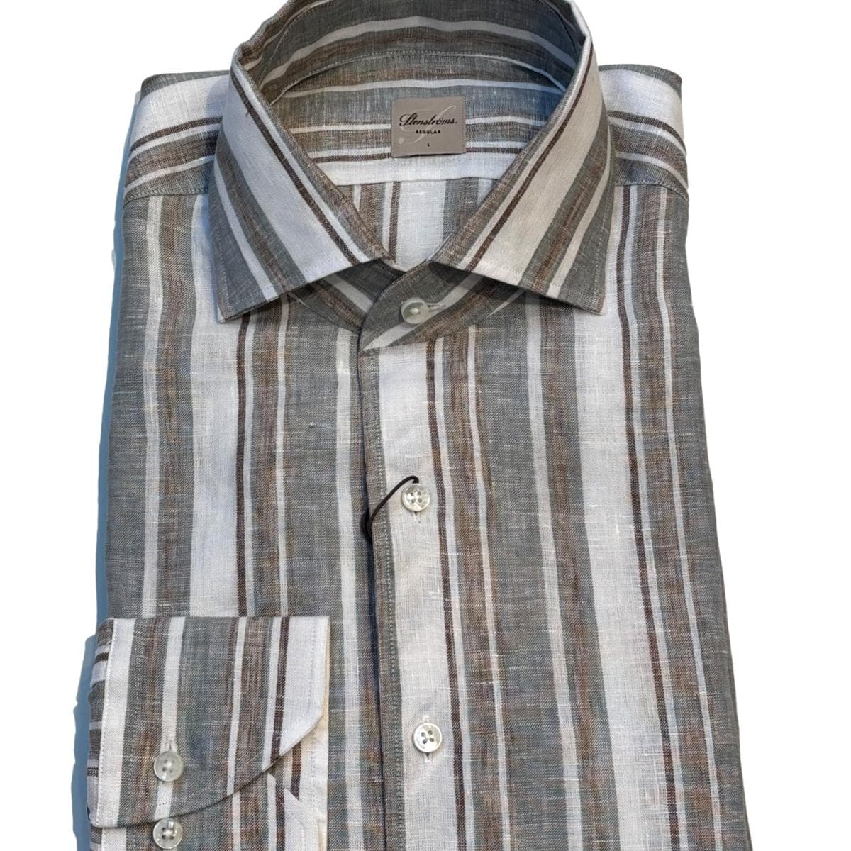 Striped LS Linen from Sweden