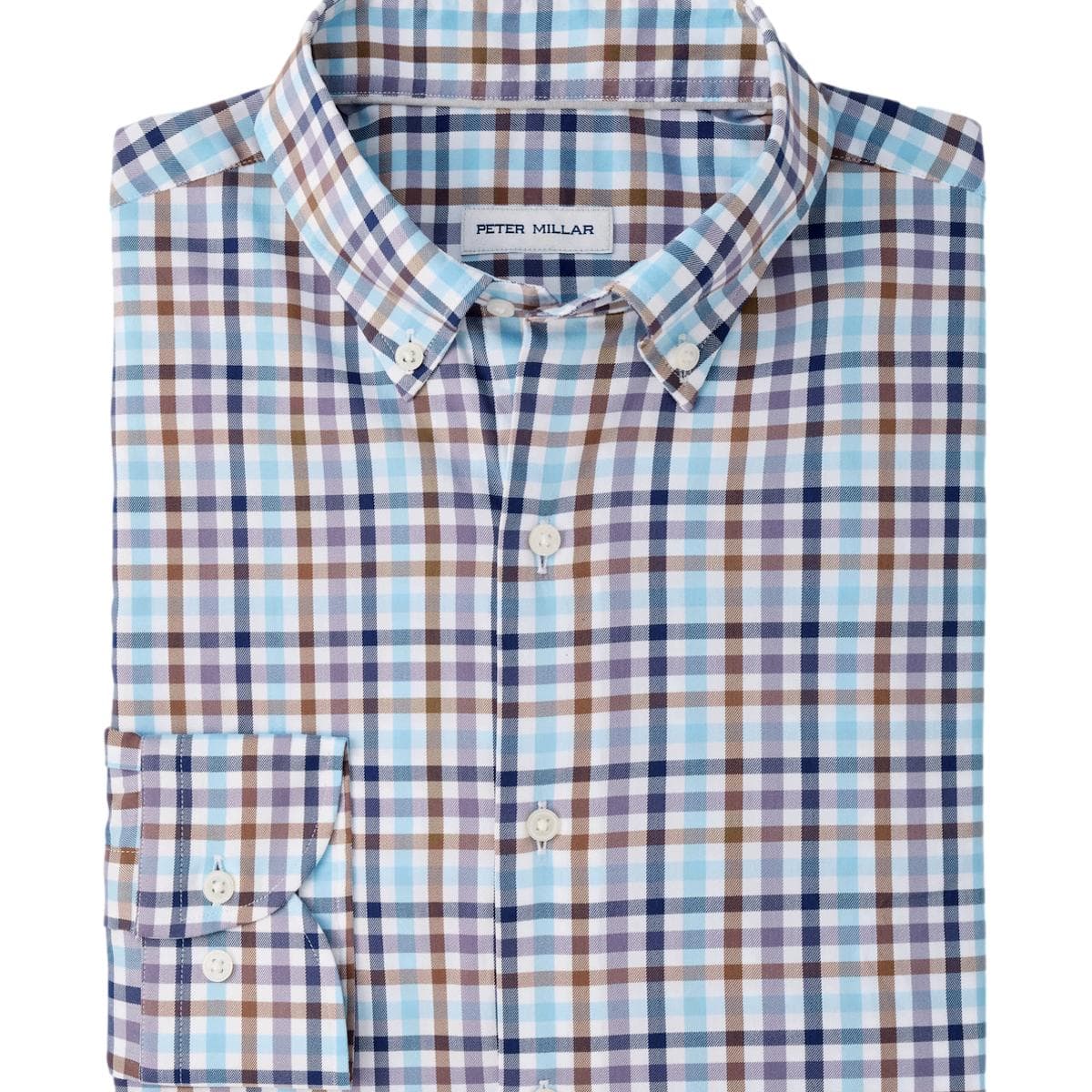 Elliot LS Sport Shirt with Button Down Collar