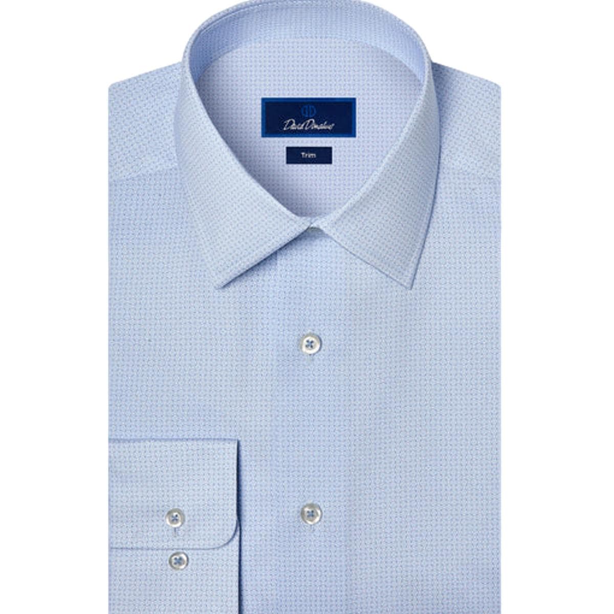 Light Blue Print Cotton Shirt