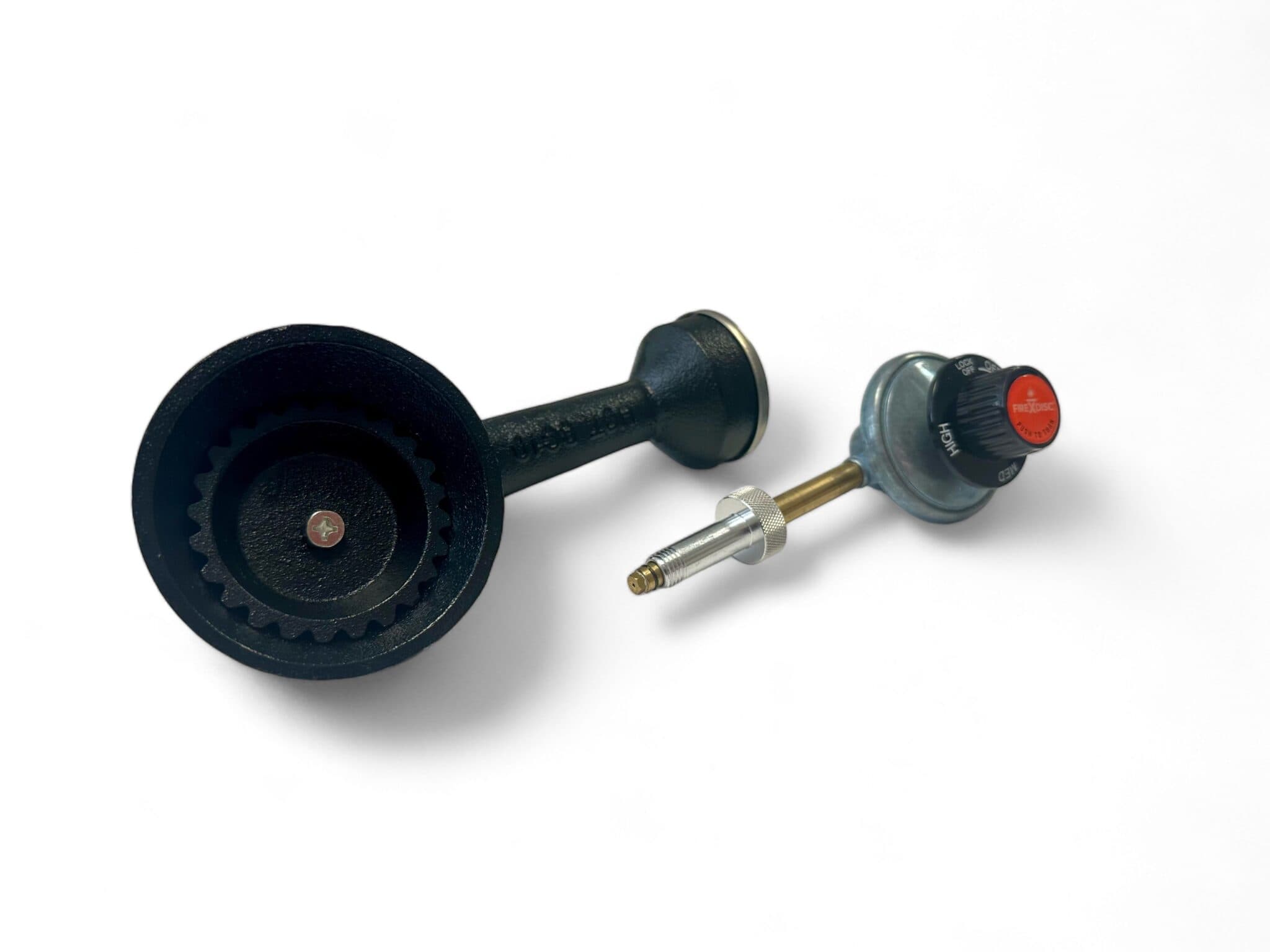 Replacement Burner & Spinning Propane Gas LP Regulator Bundle (Cooker models 2020 and later)