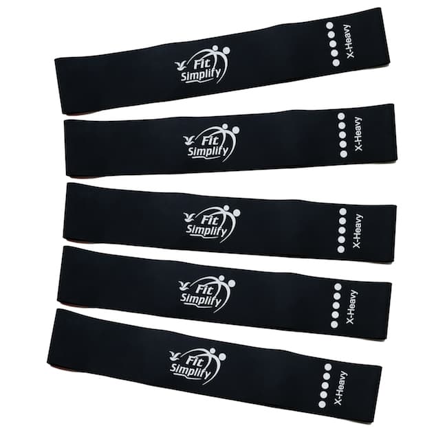 Fit Simplify Resistance Loop Bands Set of 5 (Extra Heavy)