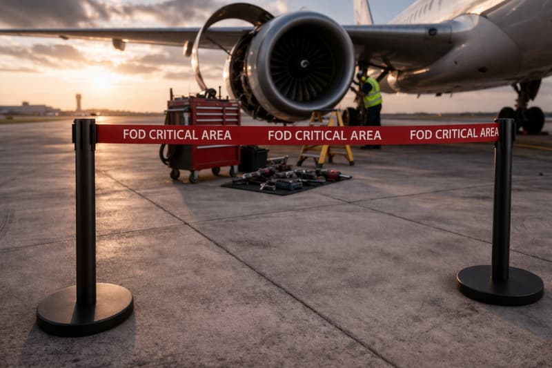 FOD Zone™ Stanchions