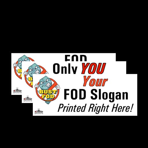 Large 5′ x 2′ Vinyl FOD Banners