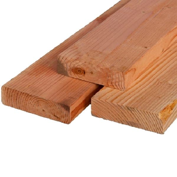 2 x 6 x 28, Douglas Fir, No. 2 & Better, Green, Surfaced on 4 Sides