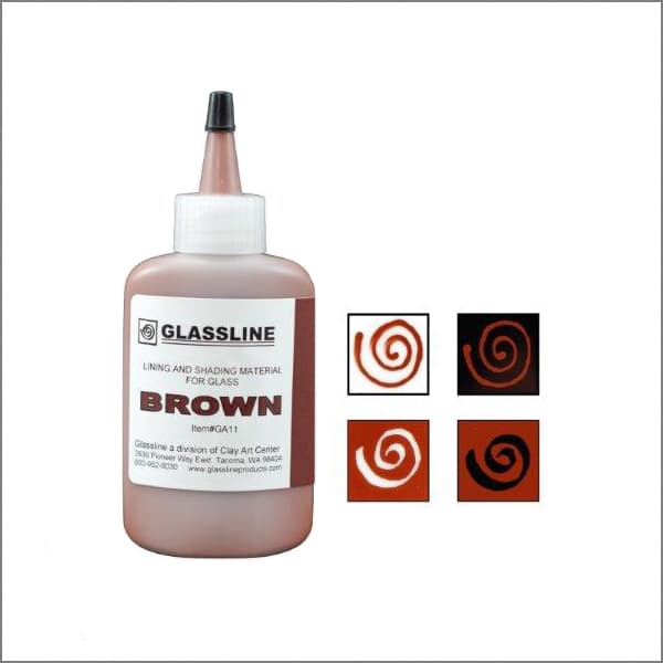 Glassline Brown Color Pen