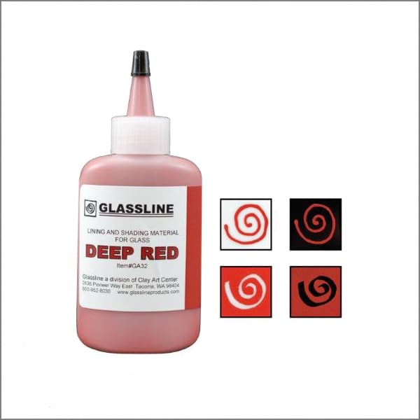 Glassline Deep Red Color Pen