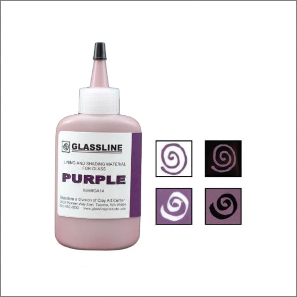 Glassline Purple Color Pen