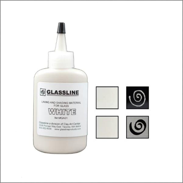 Glassline White Color Pen
