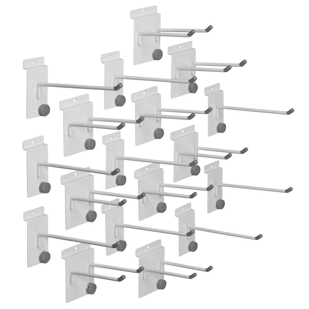 Hook Pak: 18 pcs (9 single and 9 double)