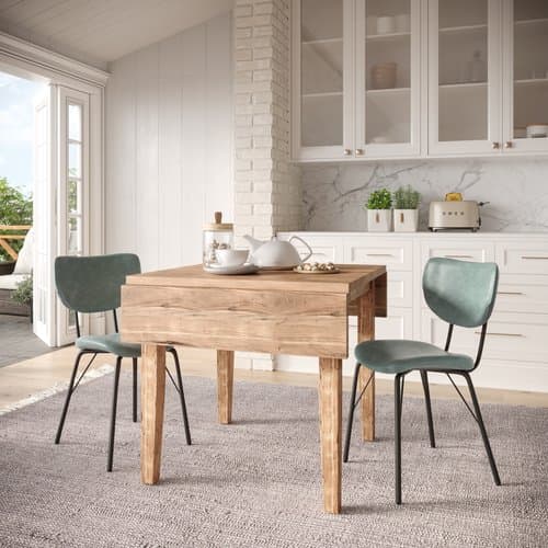 Owen Upholstered Chair- Green - thumbnail 3