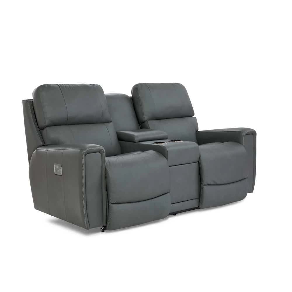 Apollo Power Reclining Loveseat w/ Headrest and Console - thumbnail 3