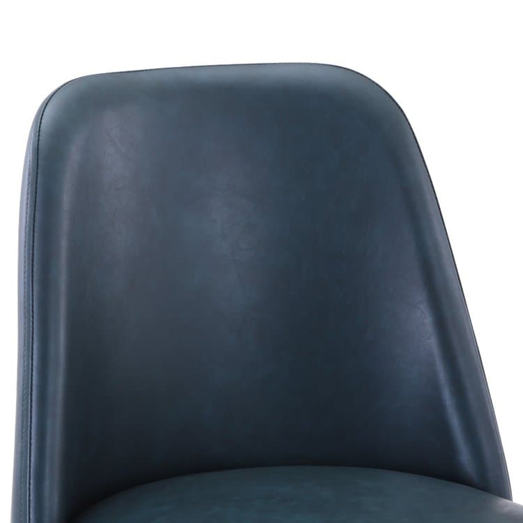 Maddox Upholstered Counter Stool- Blueberry - thumbnail 2