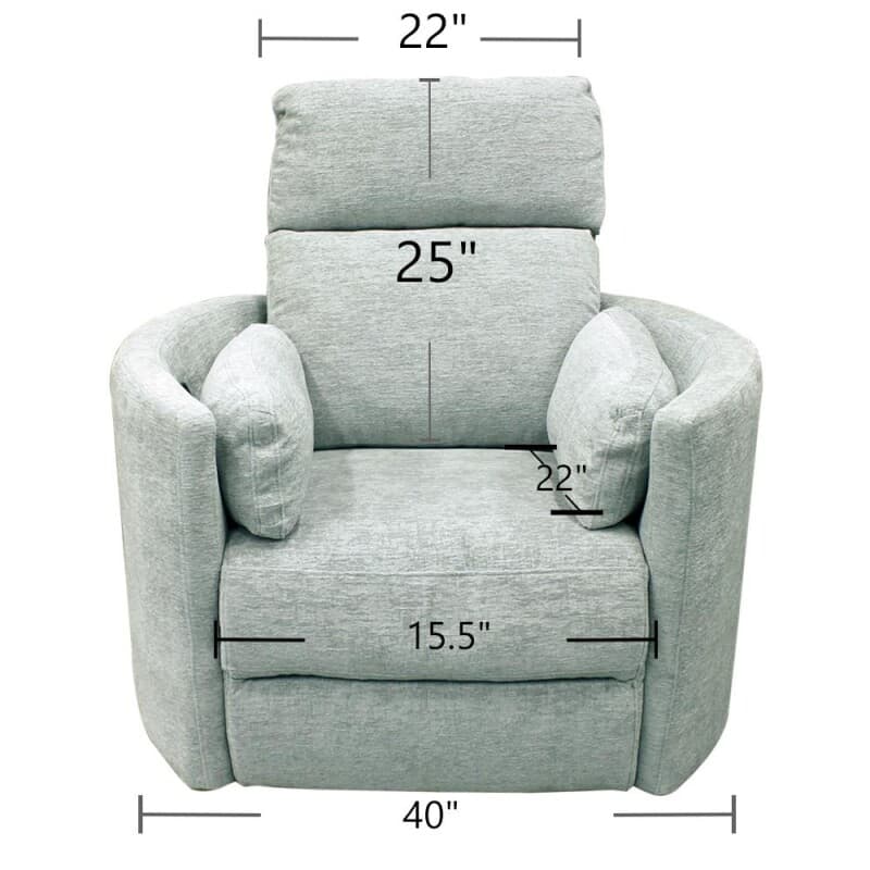 Radius – Windstream Power Swivel Glider Recliner - thumbnail 7