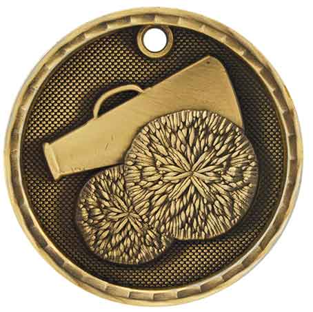 Cheer 3D Antique Medal