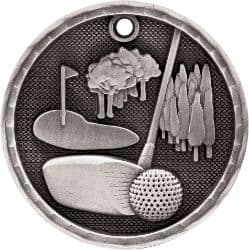 Golf 3D Antique Medal - thumbnail 2