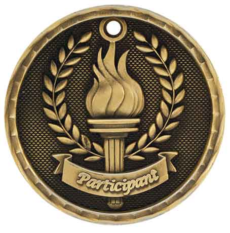 Participant 3D Antique Medal