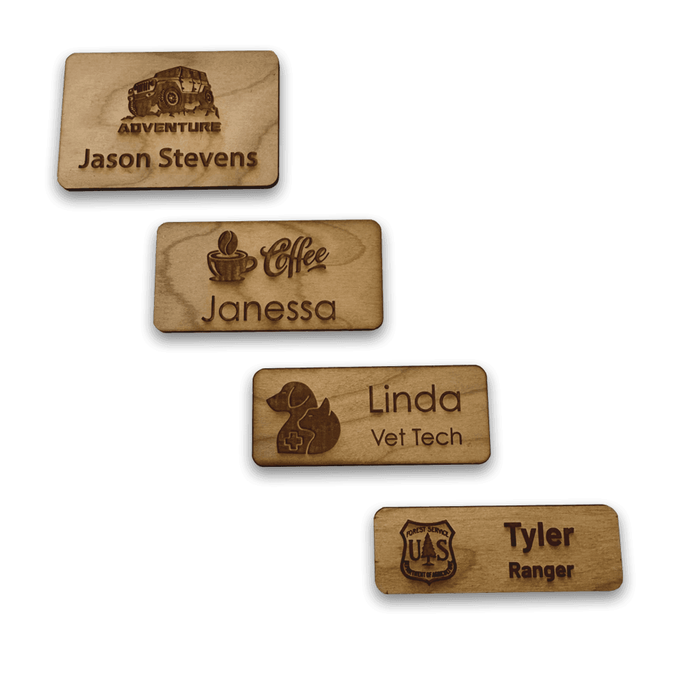 Wood Name Tags - thumbnail 3