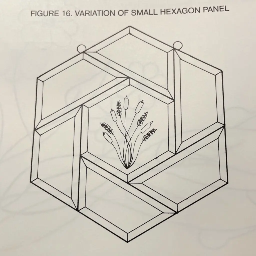 Clear Beveled Glass Cluster – Hexagon FR100 - thumbnail 2
