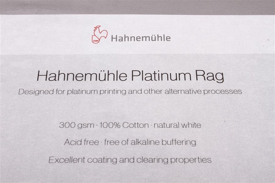 Opened Hahnemuhle Platinum Rag 300gsm 11″x15″, 25 sheets - thumbnail 2