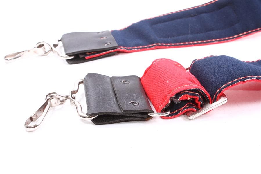 Vintage Canon Retro Red &amp; Navy Blue Camera Neck Strap - thumbnail 5
