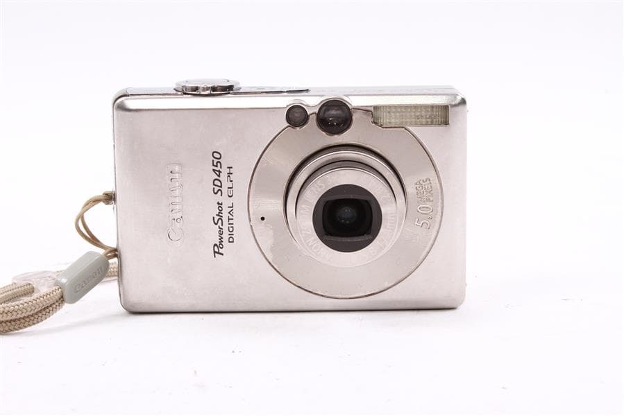 Used Canon PowerShot SD450 Elph Point &amp; Shoot Digital Camera - thumbnail 2