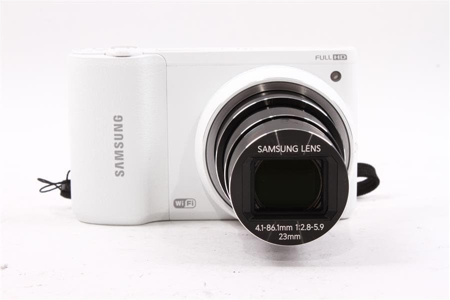 Used Samsung WB800F Point &amp; Shoot Digital Camera (White) - thumbnail 2