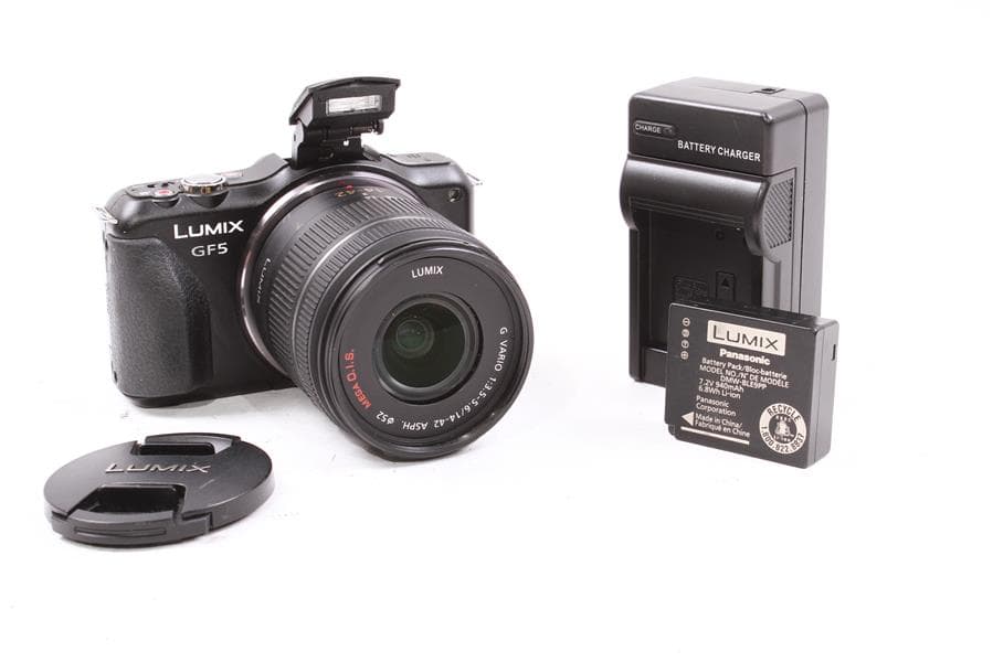 Used Panasonic Lumix DMC-GF5 ILC Digital Mirrorless Camera w/ 14-42mm Lens
