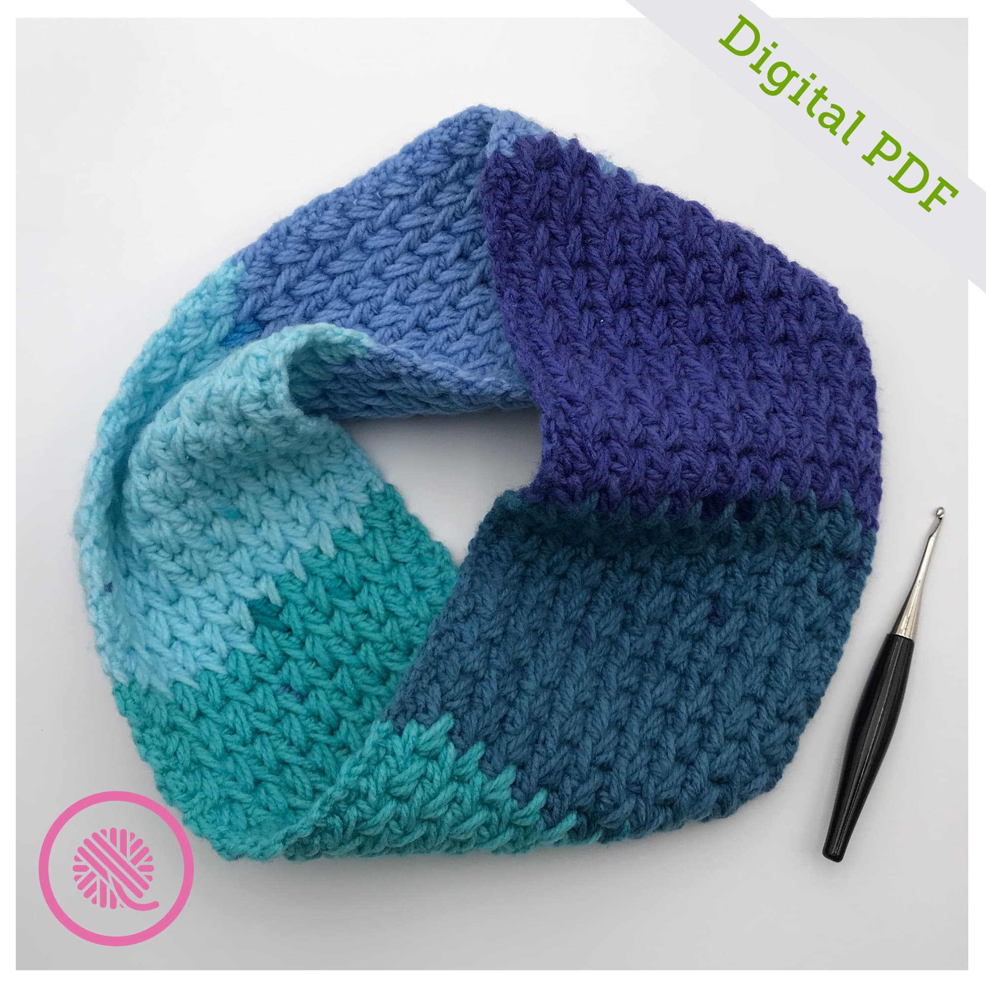 PDF: Crochet Feather Cowl