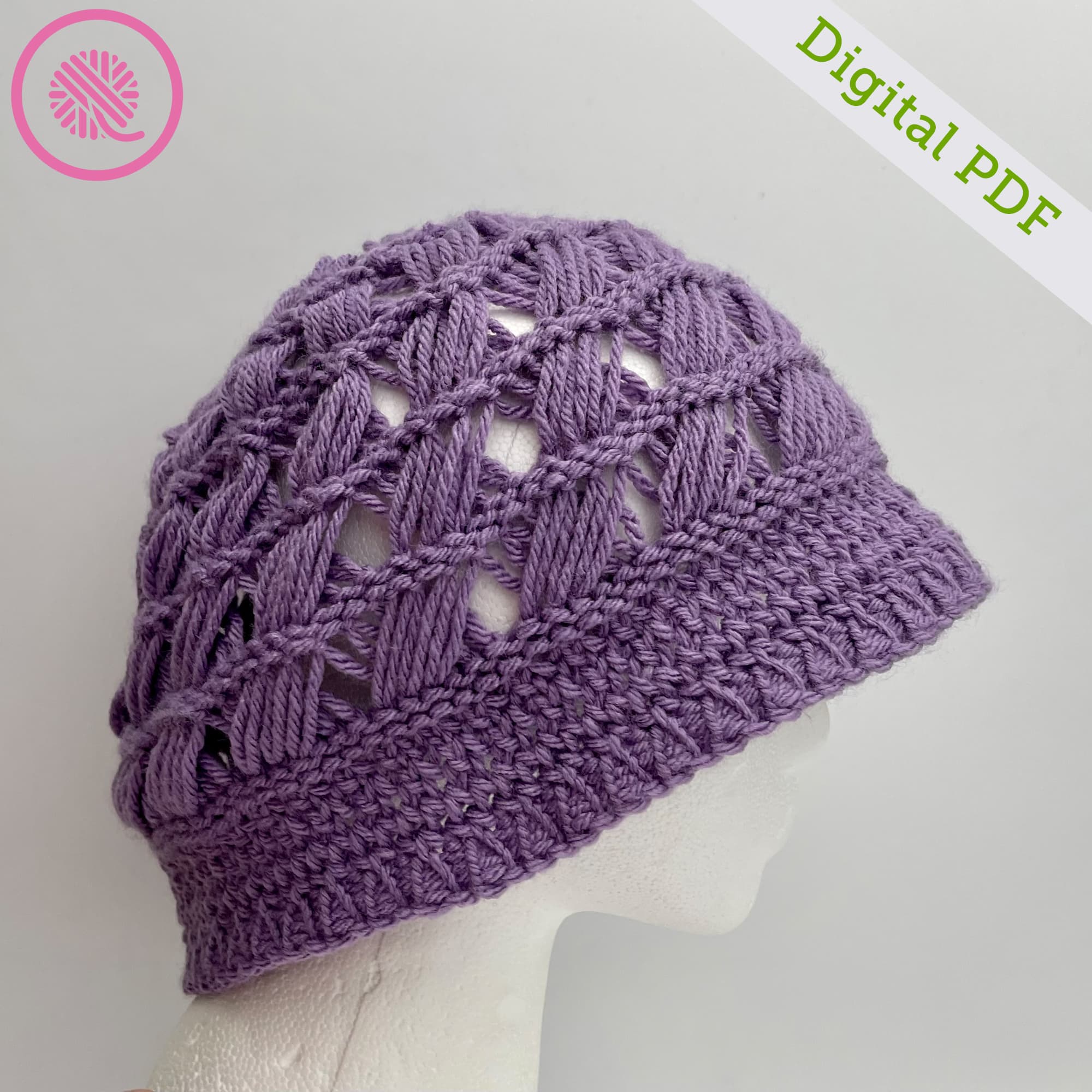 PDF: Loom Knit Breezy Retreat Hat - thumbnail 4