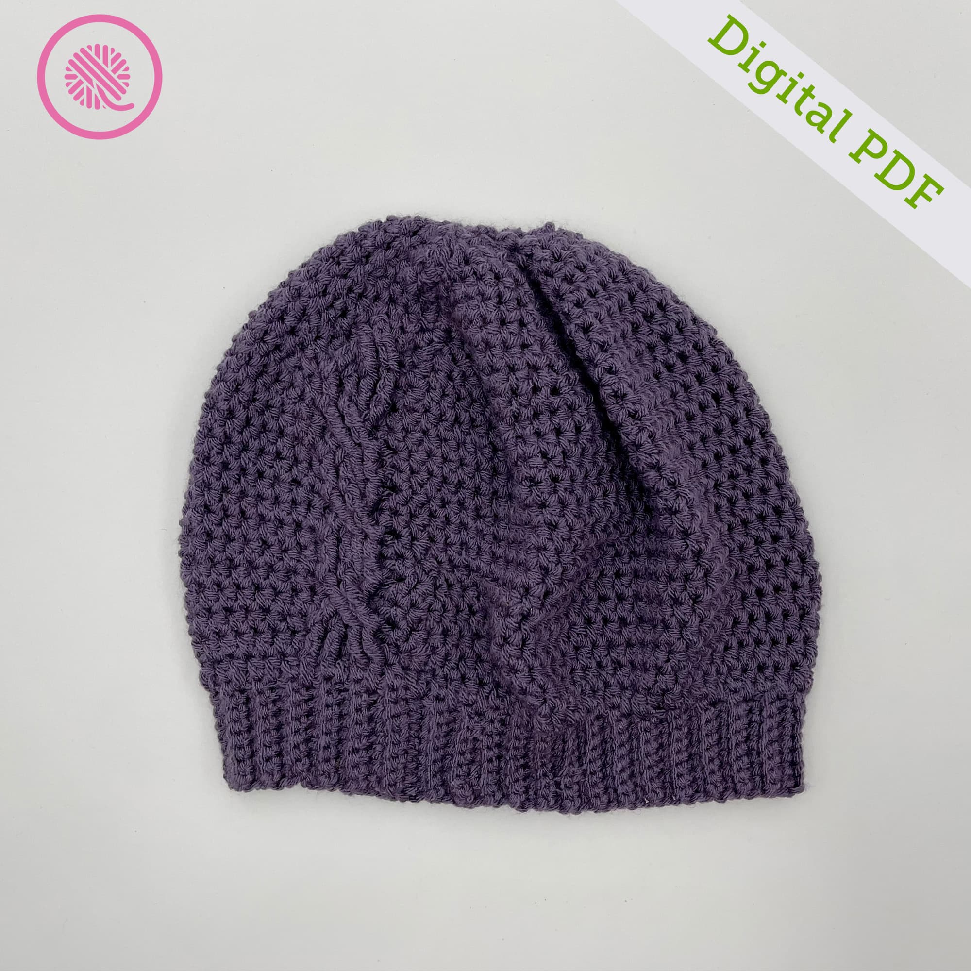 PDF: Crochet Worsted Cabled Hats - thumbnail 6