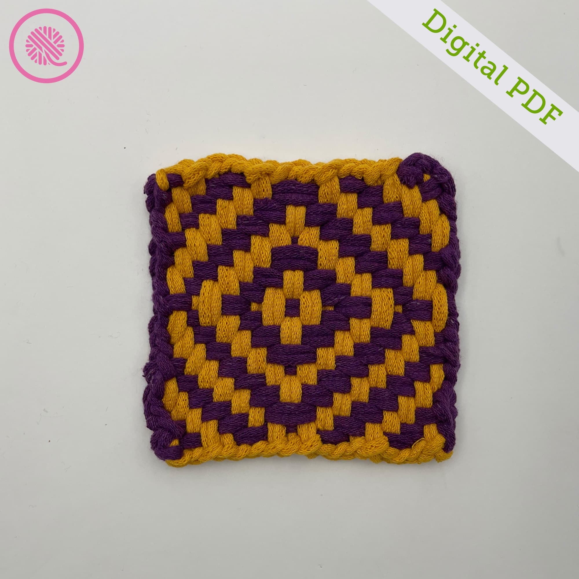 PDF: Woven Twill Diamond Potholder - thumbnail 3