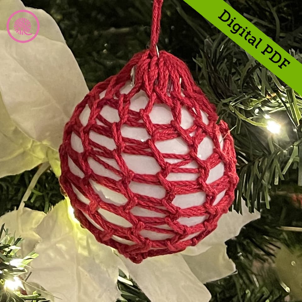 PDF: Easy Loom Knit Ornament Pattern