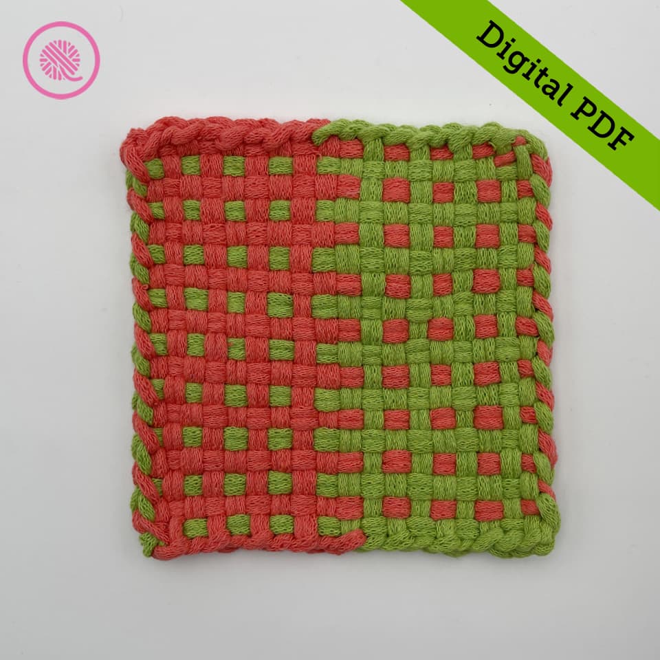 PDF: Split Dot Grid Potholder Pattern - thumbnail 2