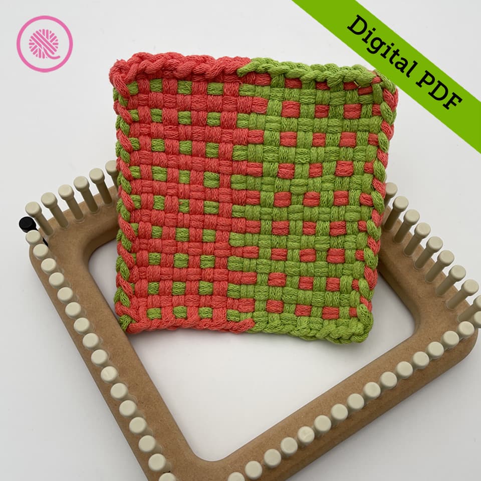 PDF: Split Dot Grid Potholder Pattern