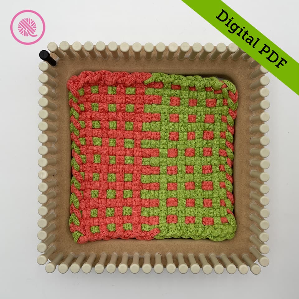 PDF: Split Dot Grid Potholder Pattern - thumbnail 3