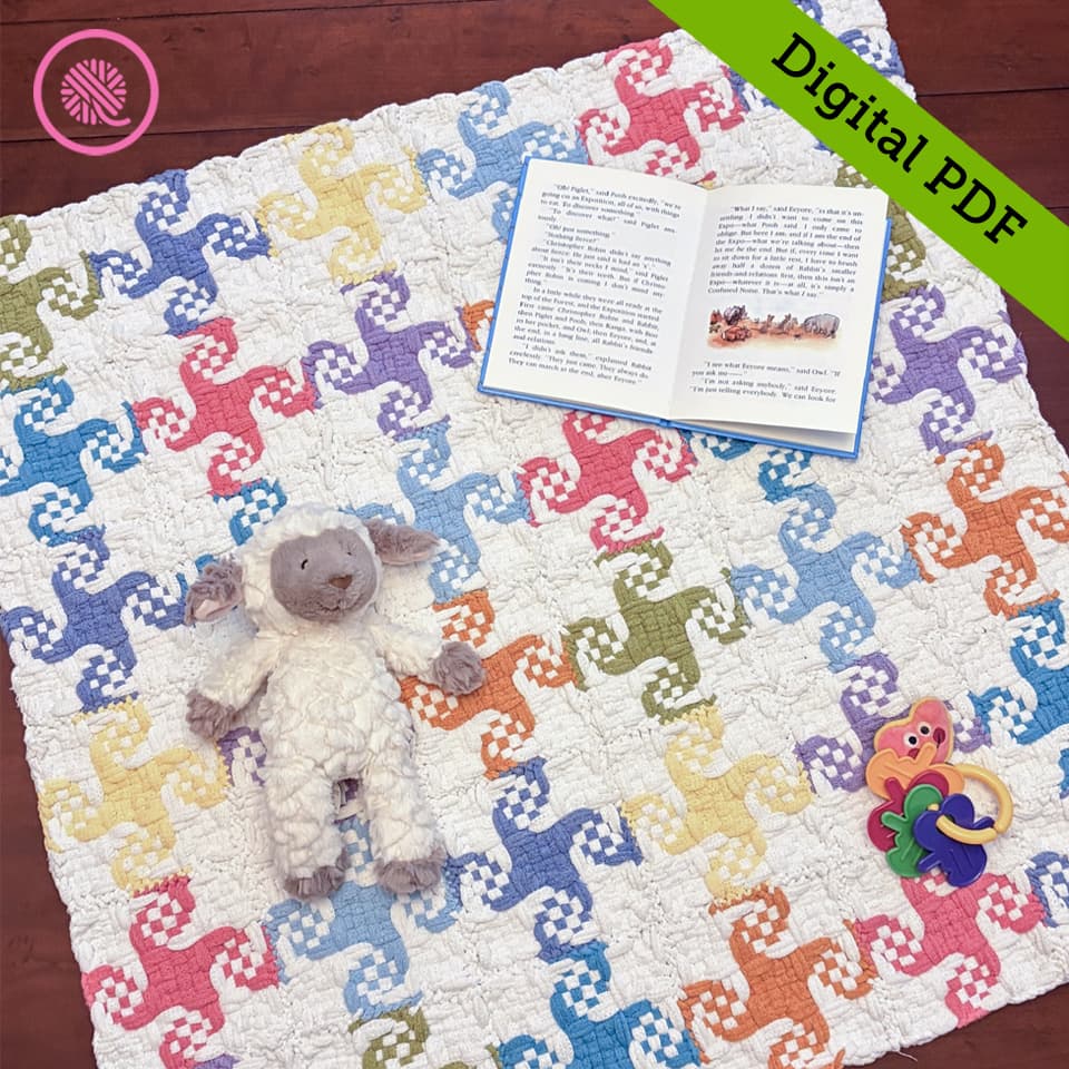 PDF: Woven Pinwheel Baby Playmat Pattern - thumbnail 3