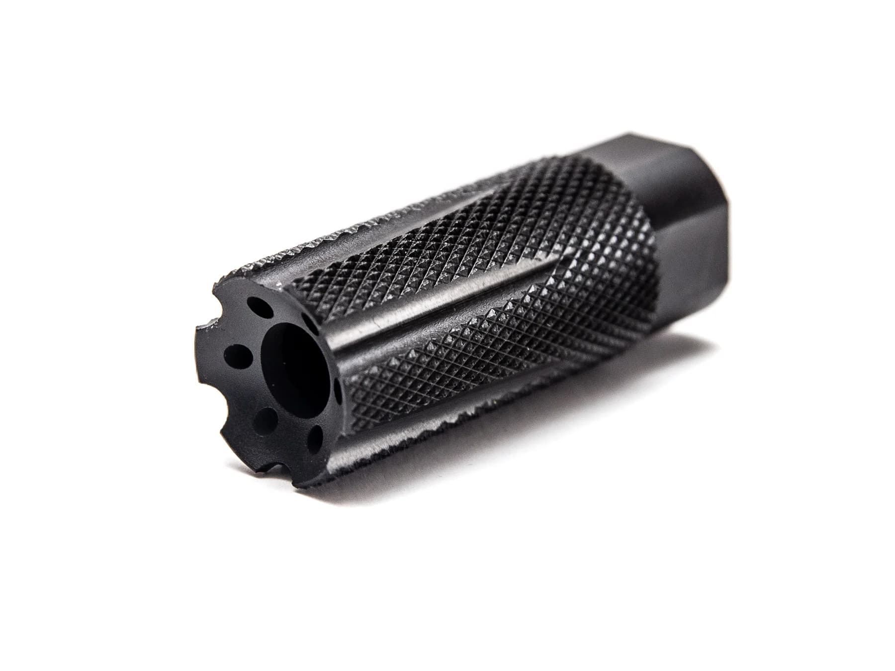 Knurled Linear Compensator (5/8-24) – Black Nitride