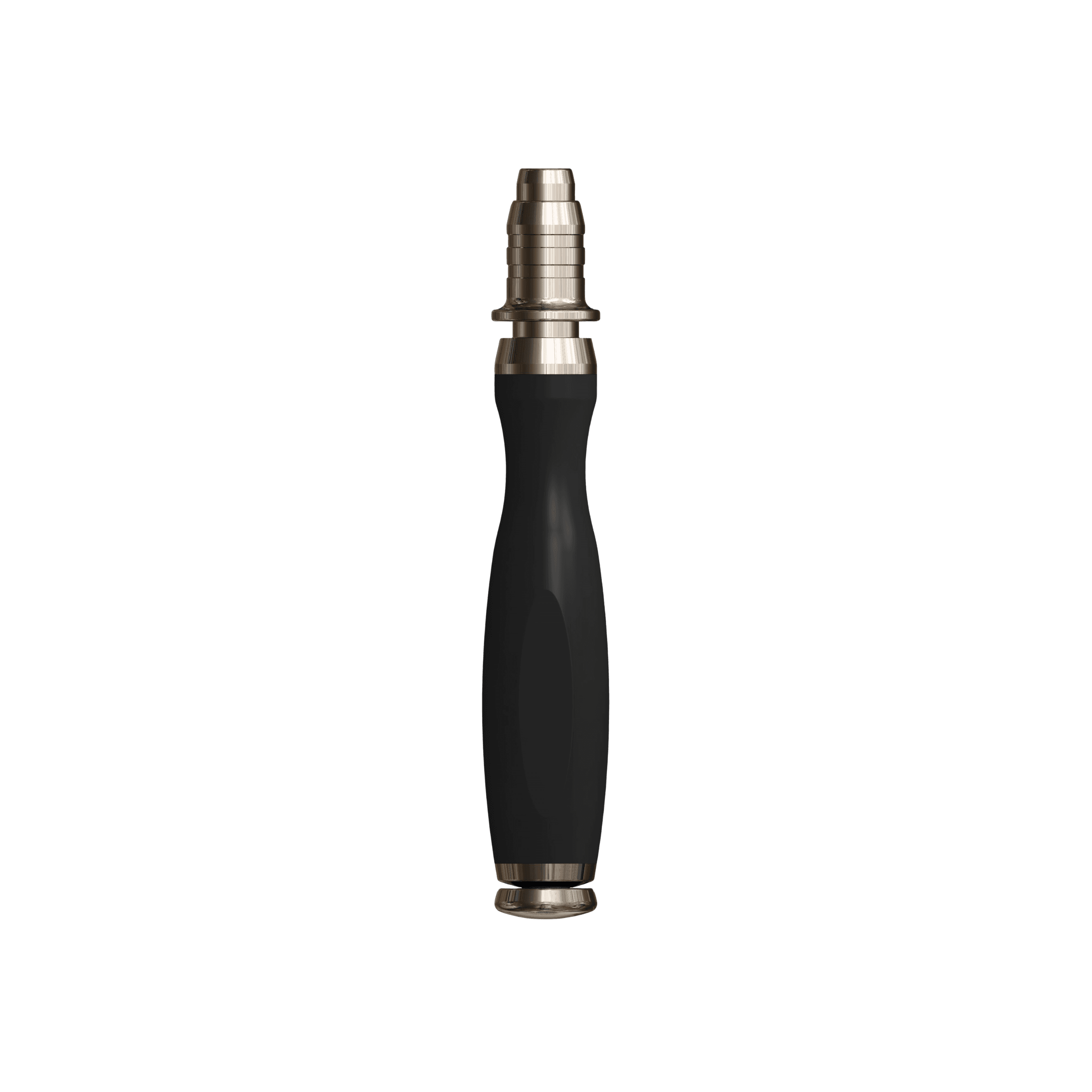 gSilicone Standard Handle, 5″, SQC, with SS Turning Knob, Black