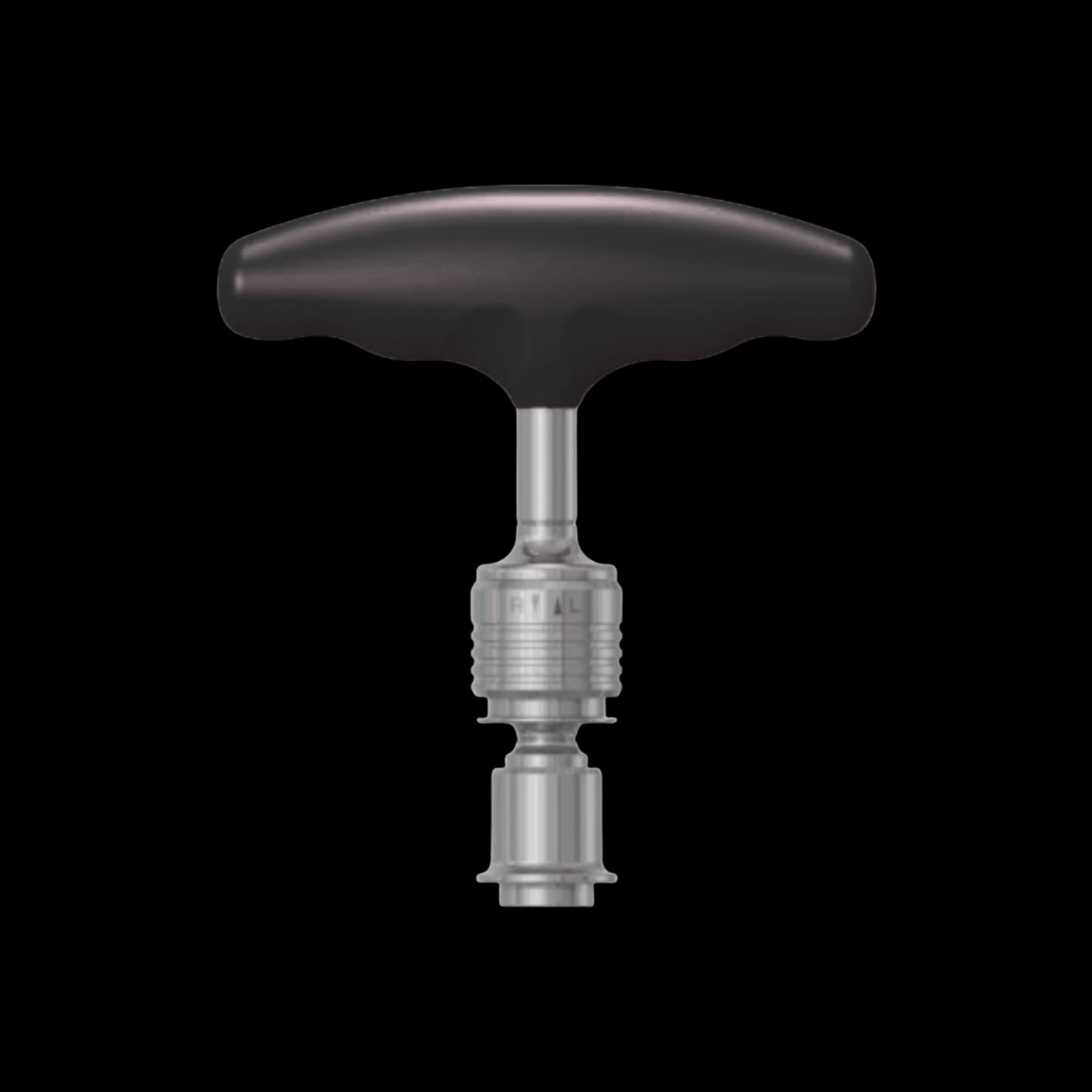 gSilicone T Handle, 5″, Ratcheting HQC, Black