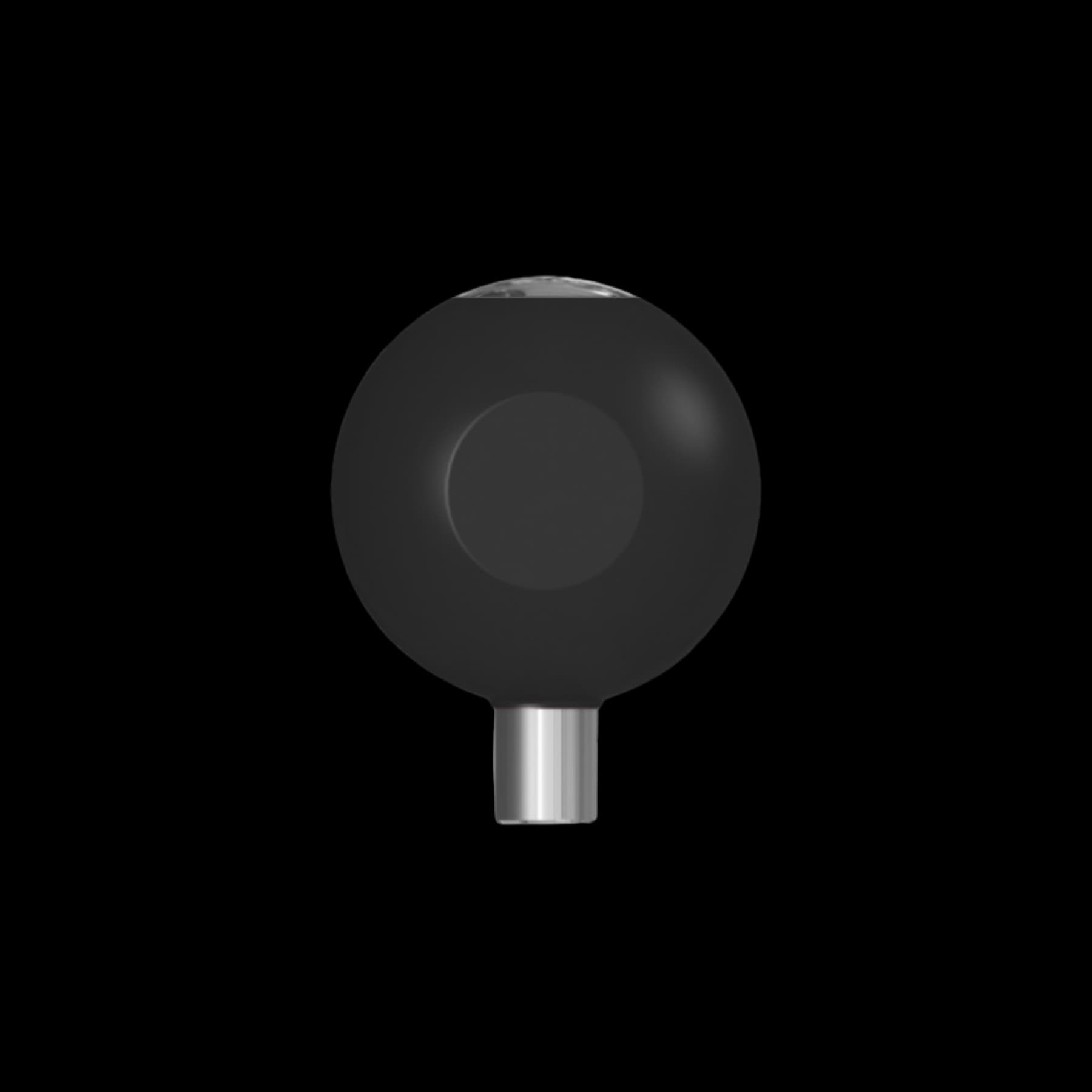 gSilicone Ball Handle, 2 1/4″ M8, Black