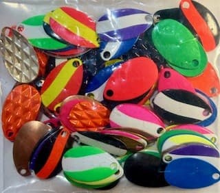 Indiana Spinner Blade Sz 3-100 pc. Assortment