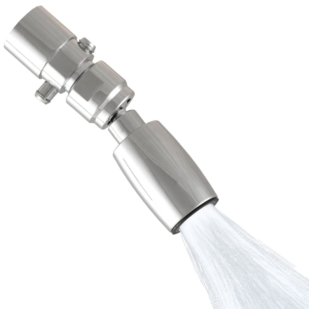 Classic™ Fixed Shower Head with Long Nut & Manual Pressure Compensation – Chrome