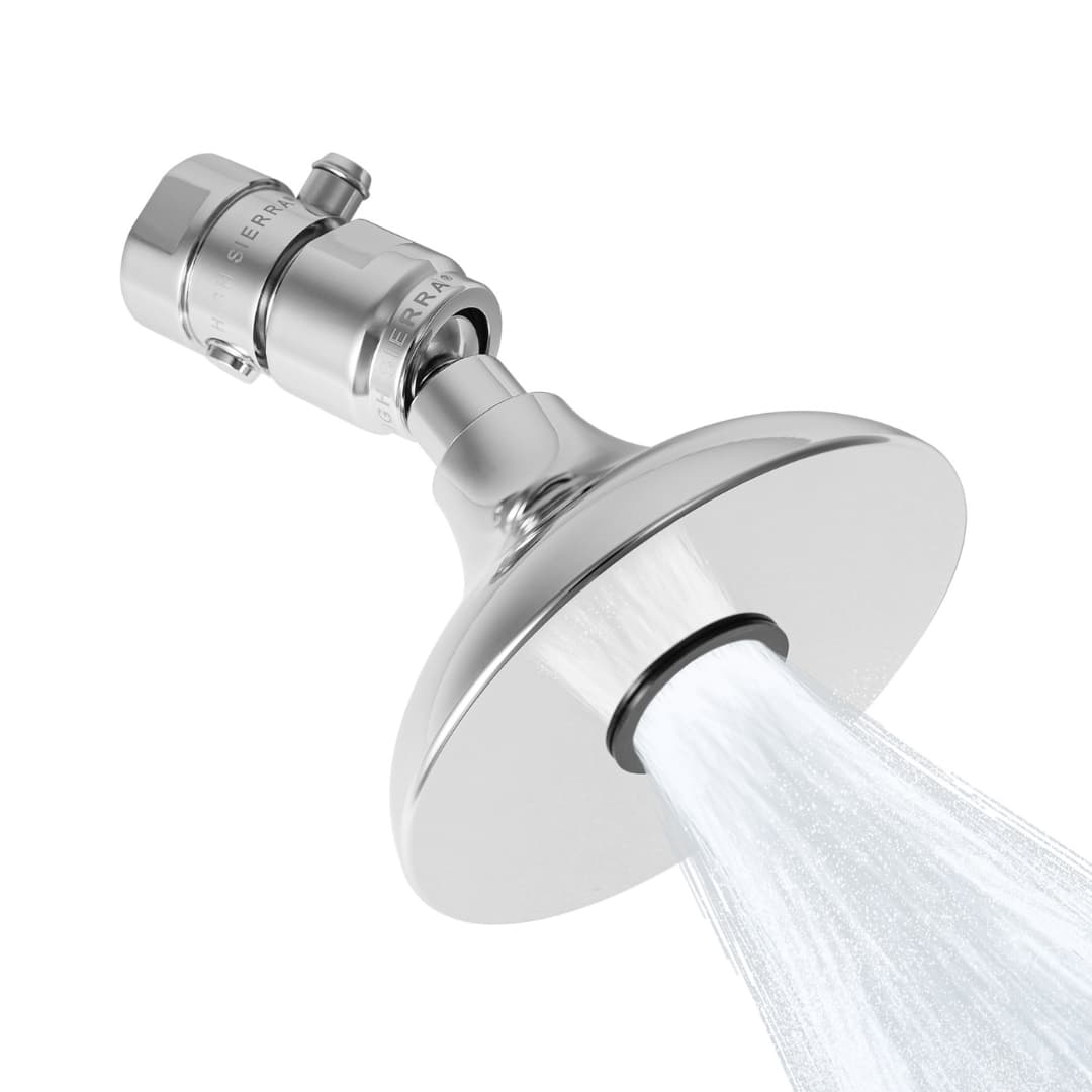 Half Dome® Fixed Shower Head with Manual Pressure Compensation – Chrome