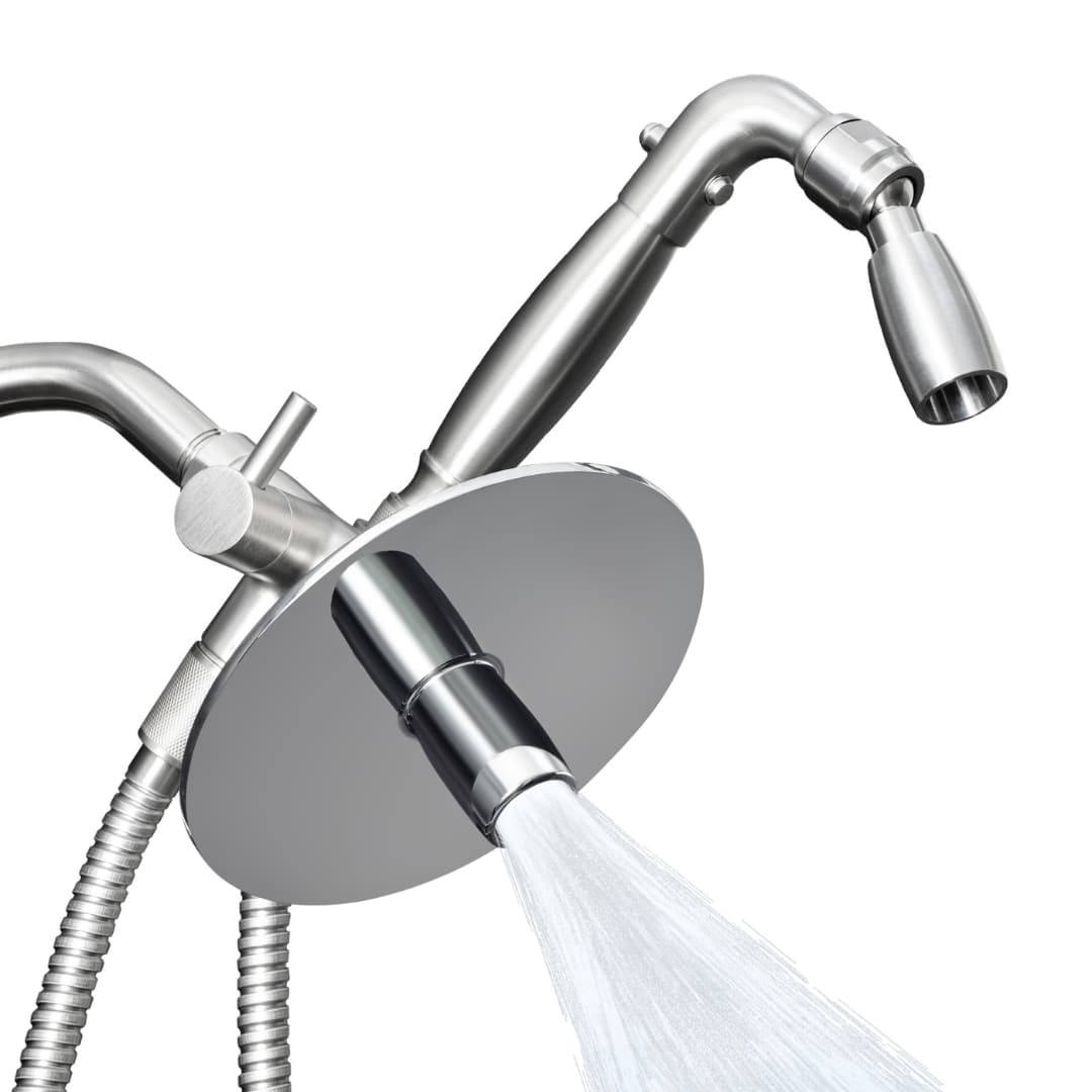 STEELHEAD® 3-Way Combo Kit – Handheld with Reflections™ Shower Head – Standard Grip – with Trickle Valve