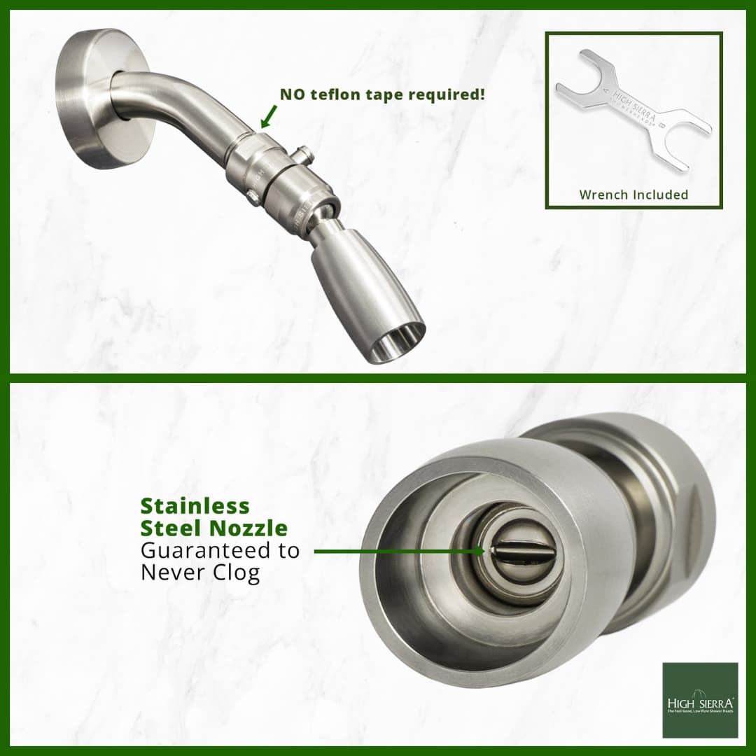 STEELHEAD® Fixed Shower Head – With Trickle Valve - thumbnail 2